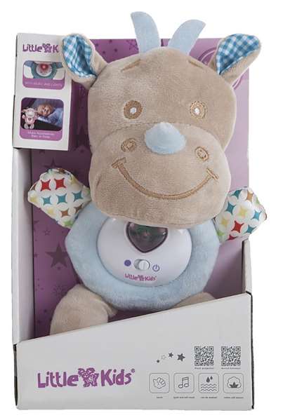 Creaciones Llopis Rino y Perro 24 cm Corazón Luz y Música a Pilas