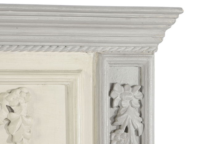 DKD Home Decor Espejo Sam Versalles Gris Claro 8.5 x 142 x 96.5 cm