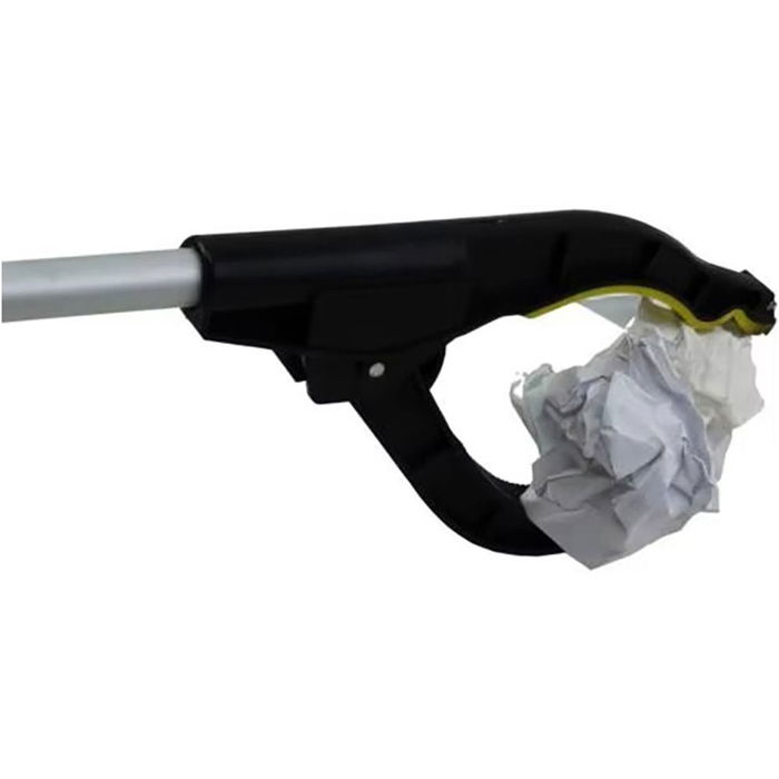 Fulmo Pinza recoge objetos aluminio y pp negro plateado imantado carga 1kg medidas 76x12.5 cm