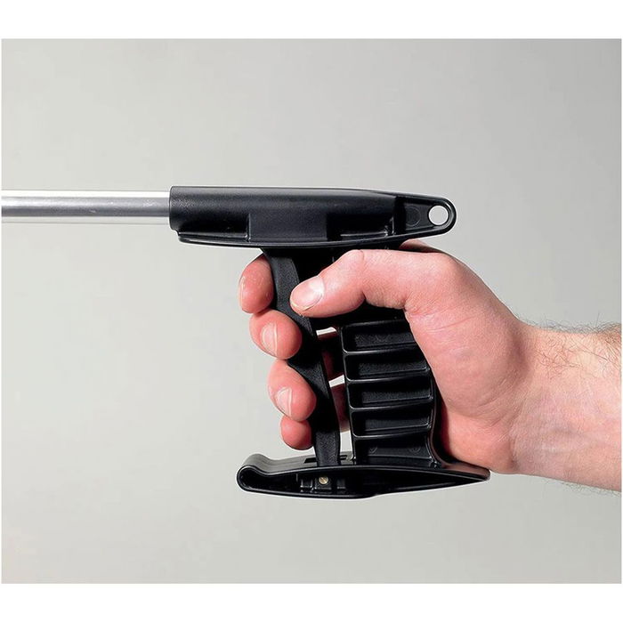 Fulmo Pinza recoge objetos aluminio y pp negro plateado imantado carga 1kg medidas 76x12.5 cm