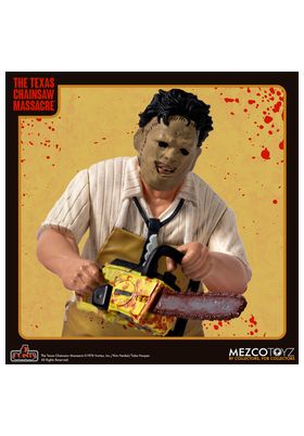 MEZCO TOYZ Figura Leatherface La Matanza de Texas 9,5cm