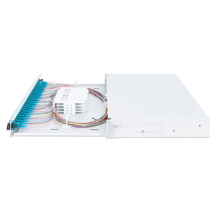 Digitus Caja de empalme de fibra óptica 24x LC DX OM3 gris Digitus Caja de empalme de fibra óptica 24x LC DX OM3 gris