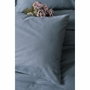 Aucune Juego de cama de 100% algodón - Antracita, 220x240 cm + 2 fundas de almohada 60x60 cm