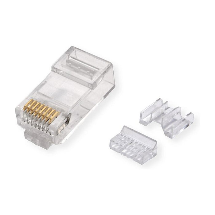 ROLINE 21.17.3098 Conector Modular RJ-45 Cat.6A, 10 piezas
