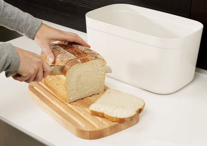 Joseph Joseph Caja para Pan con Tapa de Bambú Joseph Joseph Caja para Pan con Tapa de Bambú