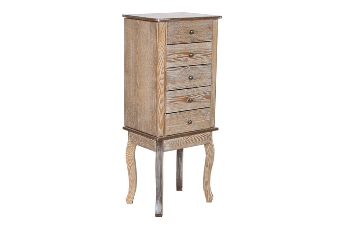 Joyero Tradicional DKD Home Decor Natural 28 x 91.5 x 37 cm