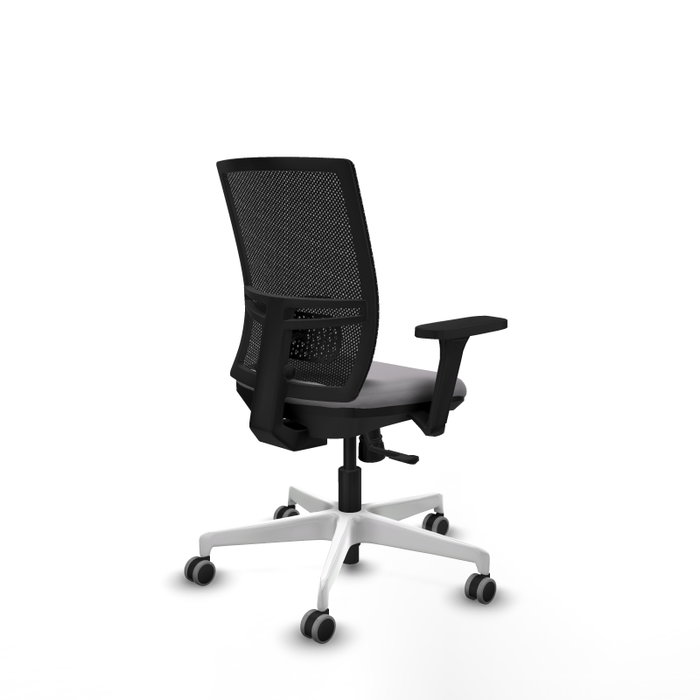 PIQUERAS Y CRESPO Silla de oficina Yunquera con mecanismo Sincro Gris y Negro
