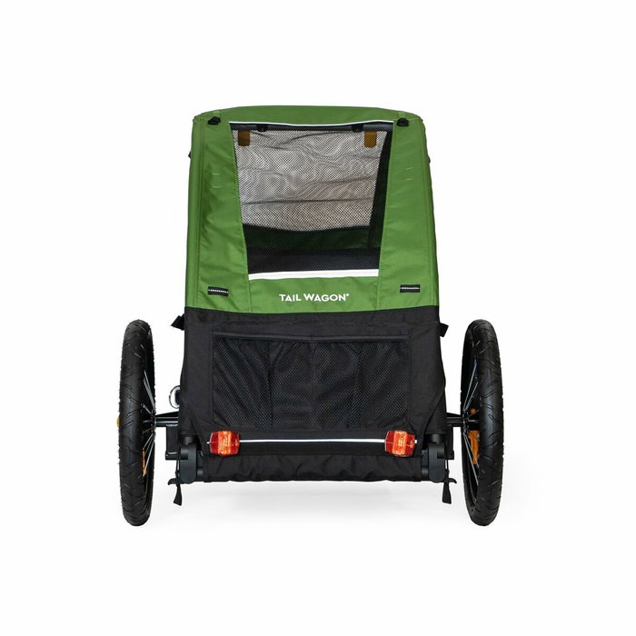 Burley Tail Wagon® Remolque para Mascotas Plegable, Cuadro Aluminio, Ruedas 16", Carga 34kg