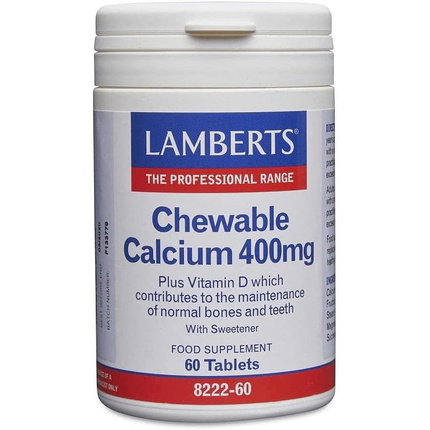 LAMBERTS Calcio Masticable 400mg Sabor Limón LAMBERTS Calcio Masticable 400mg Sabor Limón