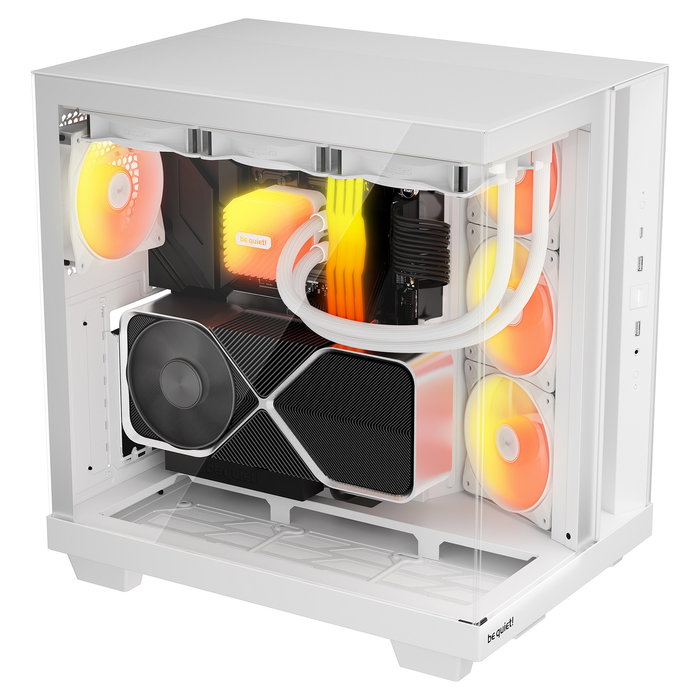 be quiet! Light Base 500 LX White Midi Tower Caja de PC Blanca ATX, micro ATX, Mini-ITX