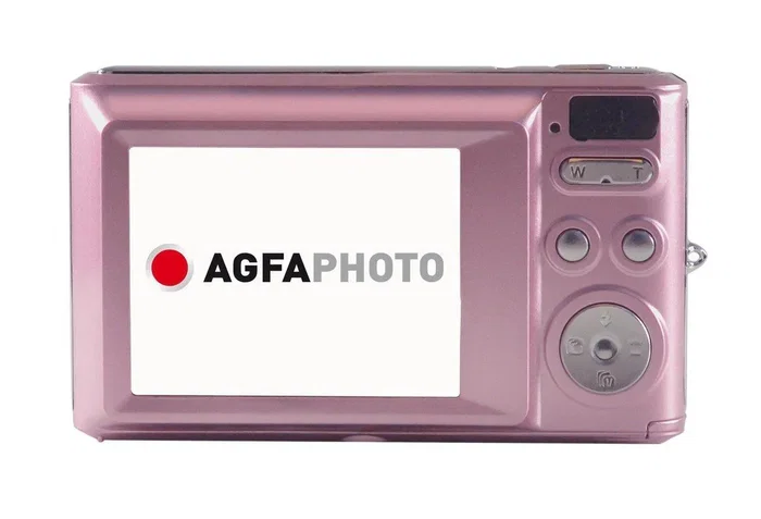 AgfaPhoto Compact DC5200 - Cámara Digital Compacta 21 MP CMOS, Zoom Digital 8x, Grabación Vídeo HD 720p, Color Rosa