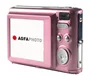 AgfaPhoto Compact DC5200 - Cámara Digital Compacta 21 MP CMOS, Zoom Digital 8x, Grabación Vídeo HD 720p, Color Rosa