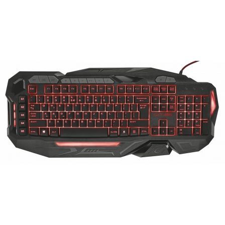 PACK TRUST GAMING GXT 788 - TECLADO GXT 830 ILUMINACIÓN LED - AURICULARES GXT 810 - RATÓN GXT 105 ILUMINACIÓN LED - ALFOMBRILLA 250*210*3MM