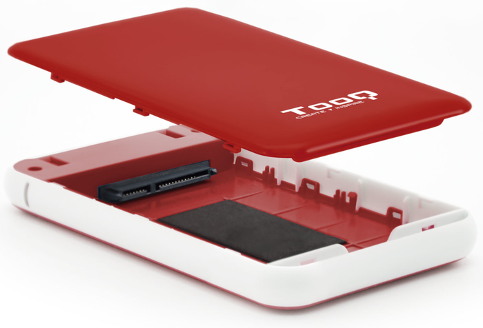 TooQ TQE-2528R Caja Externa para Discos Duros 2.5 Pulgadas SATA a USB 3.1 Gen1 Rojo TooQ TQE-2528R Caja Externa para Discos Duros 2.5 Pulgadas SATA a USB 3.1 Gen1 Rojo