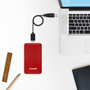 TooQ TQE-2528R Caja Externa para Discos Duros 2.5 Pulgadas SATA a USB 3.1 Gen1 Rojo