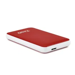 Tooq TQE-2528R Caja Externa Disco Duro 2.5" USB 3.1 Sin Tornillos Rojo