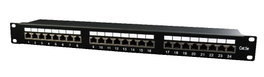 Gembird NPP-C524-002 Panel de parches 24 puertos 5E blindado 19 pulgadas