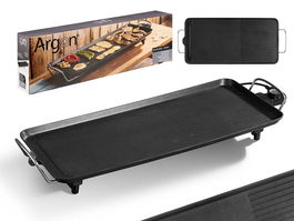 Argon Plancha Eléctrica 66 x 28 cm 1500W Negro (Set de 4)