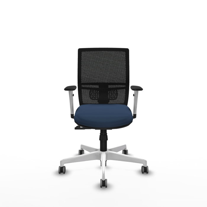 PIQUERAS Y CRESPO Silla de oficina Yunquera con mecanismo Sincro, Azul marino y Negro PIQUERAS Y CRESPO Silla de oficina Yunquera con mecanismo Sincro, Azul marino y Negro