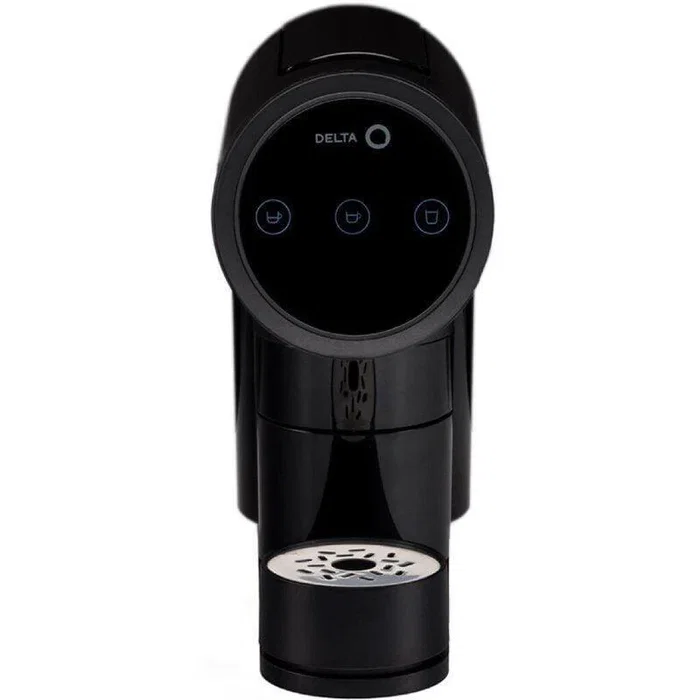 Delta Cafetera de Cápsulas ICONIQ negra con Pantalla Táctil, 19 bar, para Cápsulas Delta Q