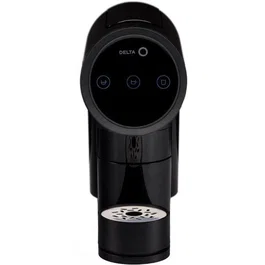 Delta Cafetera de Cápsulas ICONIQ negra con Pantalla Táctil, 19 bar, para Cápsulas Delta Q