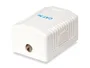 Equip - Roseta de superficie Cat. 5e, 1 puerto RJ45 hembra, color blanco