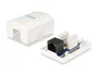 Equip - Roseta de superficie Cat. 5e, 1 puerto RJ45 hembra, color blanco