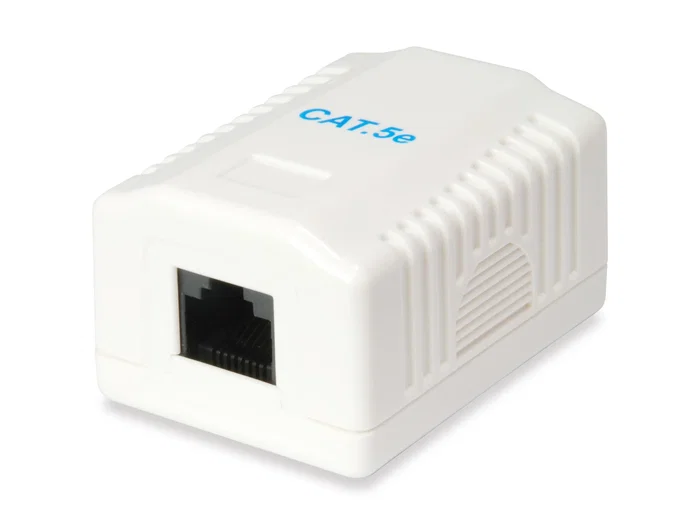 Equip Roseta de superficie categoría 5e 1 hembra RJ-45 blanco Equip Roseta de superficie categoría 5e 1 hembra RJ-45 blanco