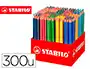 Stabilo Lapices de Colores Trio Az School Pack de 300 Unidades Surtidas 20 Colores Lápices de Madera para Niños
