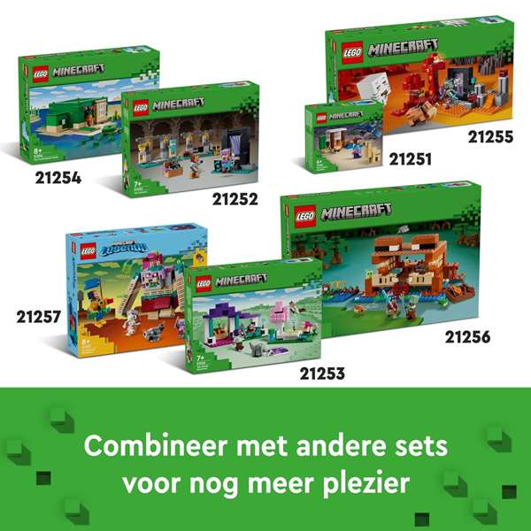 Juego de construccion el santuario de animales lego minecraft