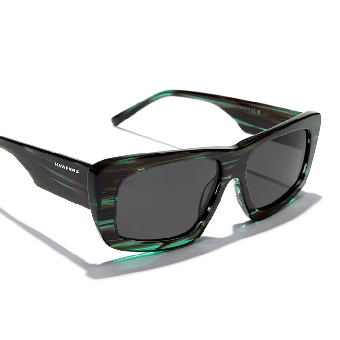 Hawkers ZENITH #Havana Green Dark Gafas de Sol de Mujer Cat-eye Montura Acetato 1 Unidad