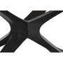 DKD Home Decor Mesa de Comedor de Acacia y Metal Natural