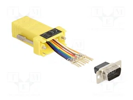 DeLOCK 67104 Adaptador VGA Macho a RJ-45 Amarillo