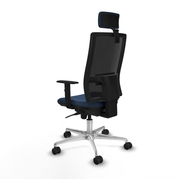PIQUERAS Y CRESPO Silla de oficina Horna con mecanismo Sincro Azul marino PIQUERAS Y CRESPO Silla de oficina Horna con mecanismo Sincro Azul marino