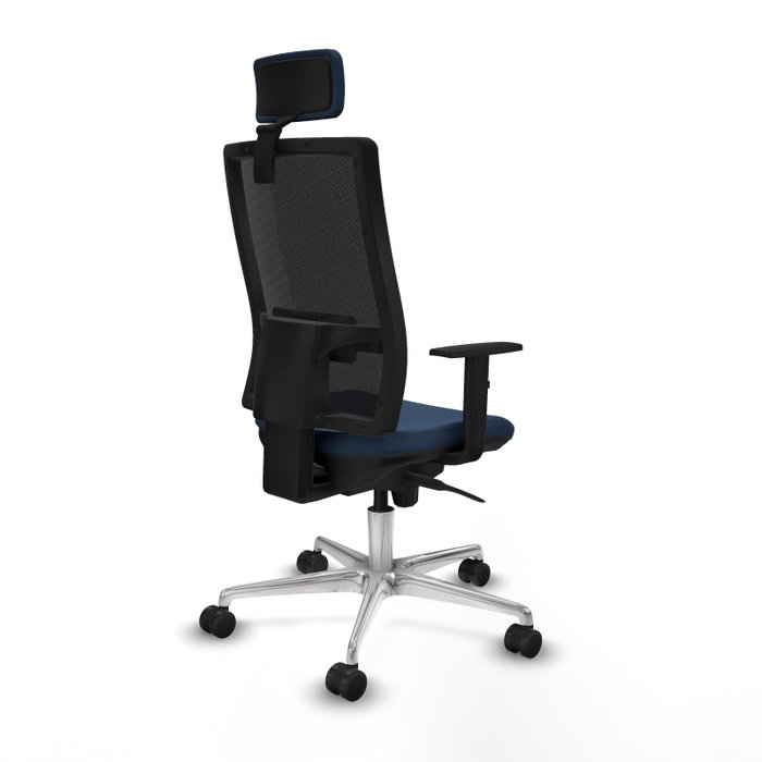PIQUERAS Y CRESPO Silla de oficina Horna con mecanismo Sincro Azul marino PIQUERAS Y CRESPO Silla de oficina Horna con mecanismo Sincro Azul marino