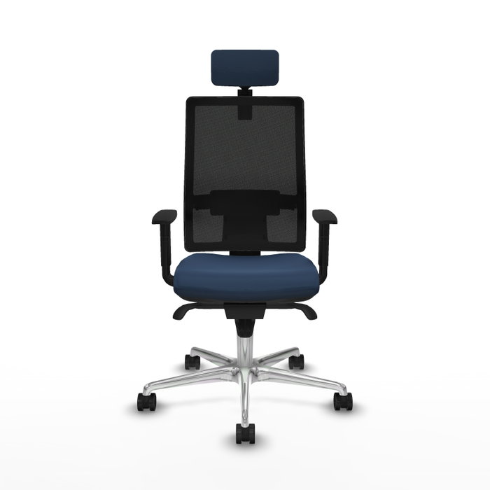PIQUERAS Y CRESPO Silla de oficina Horna con mecanismo Sincro Azul marino PIQUERAS Y CRESPO Silla de oficina Horna con mecanismo Sincro Azul marino