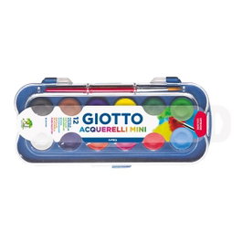 Giotto C.12 Acuarelas Mini 23mm + Pincel
