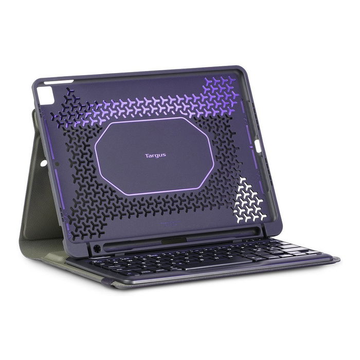 Targus THZ891DE Funda con Teclado Bluetooth para iPad 10.2" (7ª, 8ª y 9ª Gen) Negro