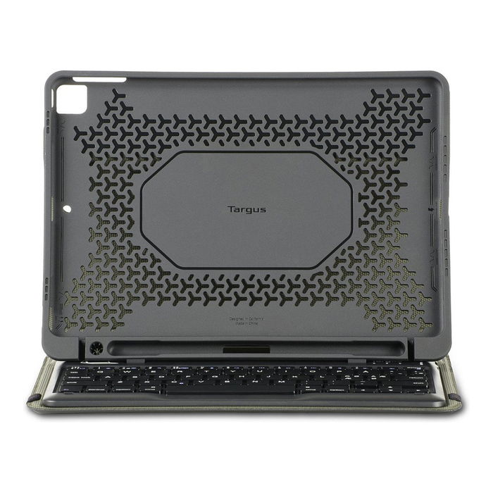 Targus THZ891DE Funda con Teclado Bluetooth para iPad 10.2" (7ª, 8ª y 9ª Gen) Negro