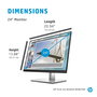 HP E24i G4 Monitor LED IPS 24 pulgadas (61 cm) WUXGA 1920 x 1200 16:10, 250 cd/m2, 5 ms, 178 grados, HP Eye Ease, Azul claro reducido, Ajustable