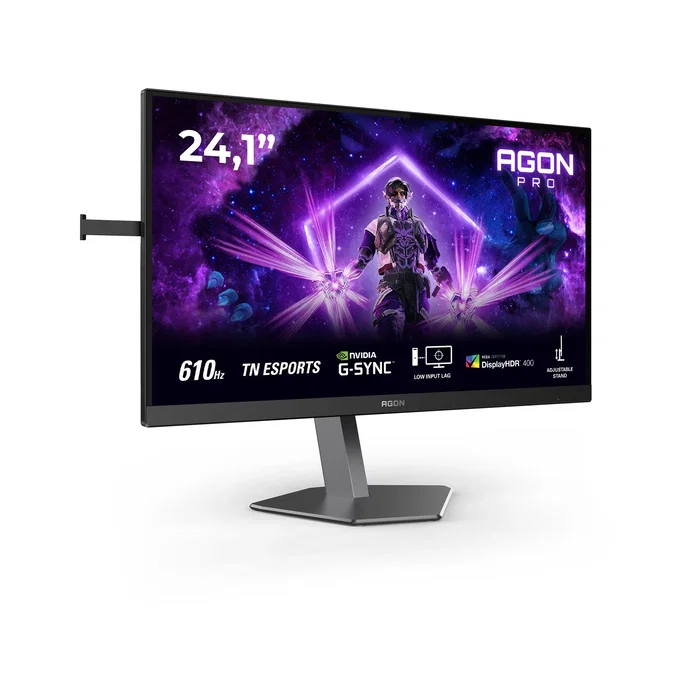 AOC Monitor Gaming AG246FK6 24.1" Full HD 1920x1080 610Hz Fast TN eSports 0.5ms HDR400 HDMI 2.1 Negro Gris