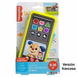 Fisher-Price HNL44 Smartphone Ríe y Aprende en Francés para Bebés +9 Meses