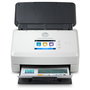 HP ScanJet Enterprise Flow N7000snw1 - Escáner de Documentos Profesional con Alimentador Automático, WiFi, LAN, Duplex, 600 DPI, Hasta A4, Pantalla Táctil 2.8", Blanco
