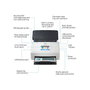 HP ScanJet Enterprise Flow N7000snw1 - Escáner de Documentos Profesional con Alimentador Automático, WiFi, LAN, Duplex, 600 DPI, Hasta A4, Pantalla Táctil 2.8", Blanco