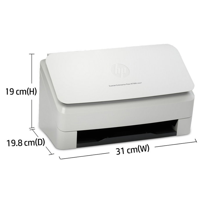 HP ScanJet Enterprise Flow N7000snw1 - Escáner de Documentos Profesional con Alimentador Automático, WiFi, LAN, Duplex, 600 DPI, Hasta A4, Pantalla Táctil 2.8", Blanco HP ScanJet Enterprise Flow N7000snw1 - Escáner de Documentos Profesional con Alimentador Automático, WiFi, LAN, Duplex, 600 DPI, Hasta A4, Pantalla Táctil 2.8", Blanco