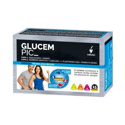 NOVADIET Glucempic 15 Comp - Complemento Alimenticio NOVADIET Glucempic 15 Comp - Complemento Alimenticio