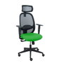 PIQUERAS Y CRESPO Silla Cilanco con Mecanismo Sincro, Asiento Verde y Respaldo Negro