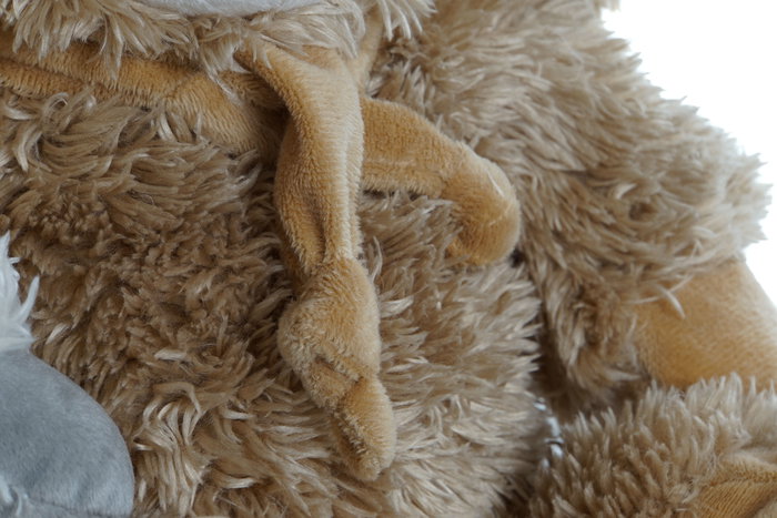 DKD Home Decor Peluche Oveja Blanco Marron Poliester 25 x 28 x 25 cm (6 Unidades)