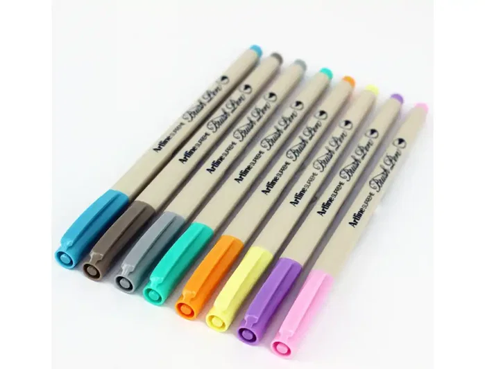 Artline Supreme Brush Rotulador Punta Pincel Naranja