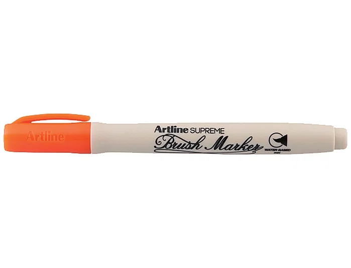 Artline Supreme Brush Rotulador Punta Pincel Naranja